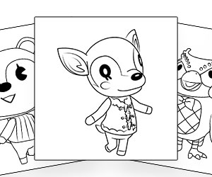 Coloriages Animal Crossing