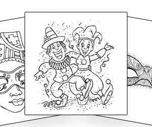 Coloriages Carnaval