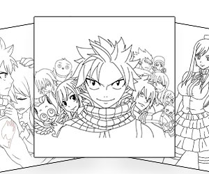 Coloriages Fairy Tail