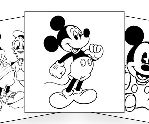 Coloriages Mickey