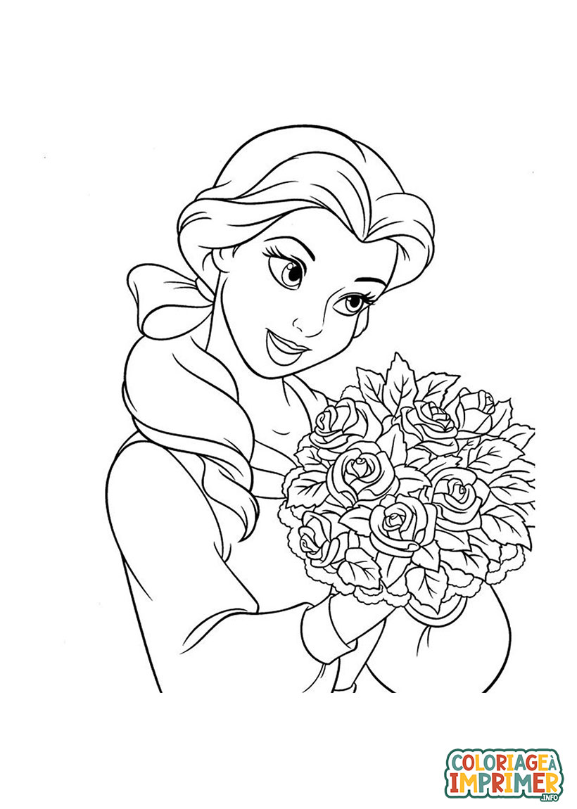 Coloriage Princesse Disney à Imprimer Gratuit