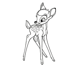 Coloriage Disney Bambi
