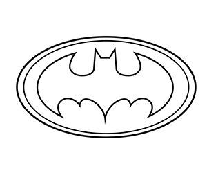Coloriage Batman Logo