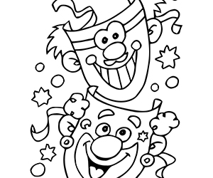 Coloriage Carnaval CP