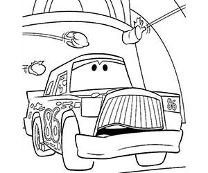 Coloriage Cars Chick Hicks