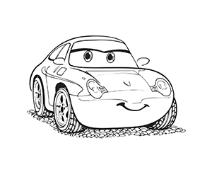 Coloriage Cars Sally