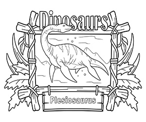 Coloriage Plesiosaurus