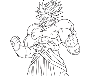 Coloriage Broly