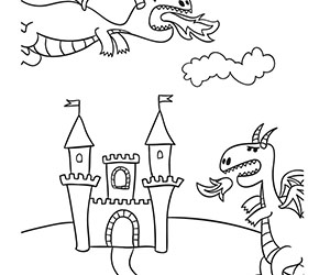 Coloriage Dragons