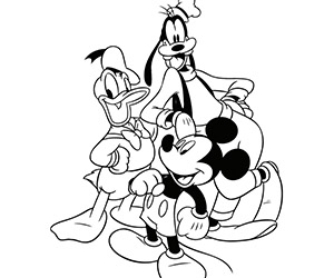 Coloriage Mickey et ses Amis