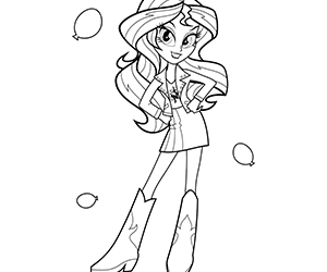 Coloriage My Little Pony Equestria Girl