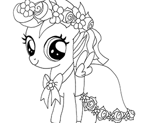 Coloriage My Little Pony Scootaloo
