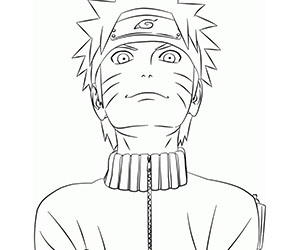 Coloriage de Naruto