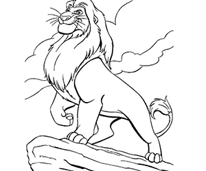 Coloriage Le Roi Lion