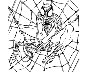 Coloriage De Spiderman