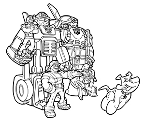 Coloriage de Transformers
