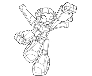 Coloriage Transformers Whirl