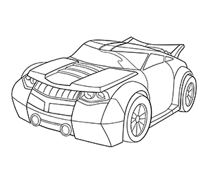 Coloriage Voiture Transformers