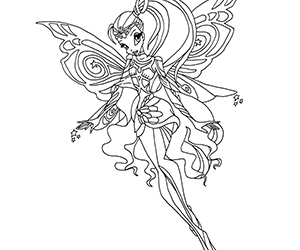 Coloriage Winx Bloomix